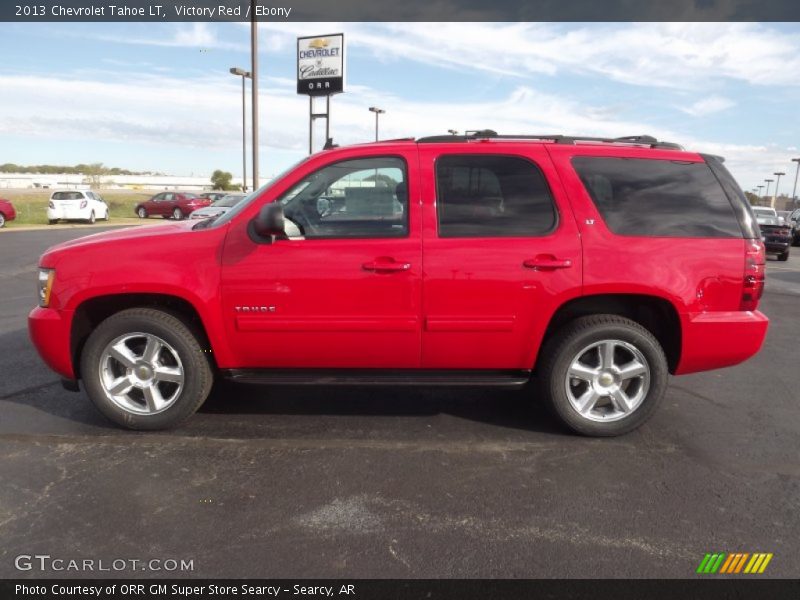 Victory Red / Ebony 2013 Chevrolet Tahoe LT