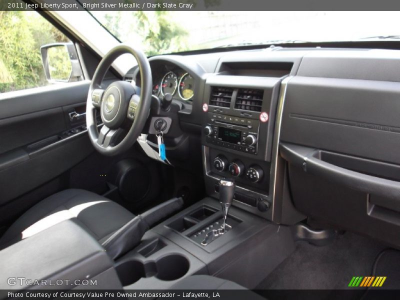 Bright Silver Metallic / Dark Slate Gray 2011 Jeep Liberty Sport