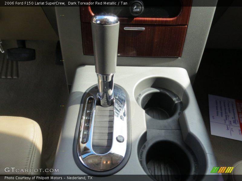 Dark Toreador Red Metallic / Tan 2006 Ford F150 Lariat SuperCrew