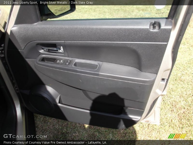 Bright Silver Metallic / Dark Slate Gray 2011 Jeep Liberty Sport