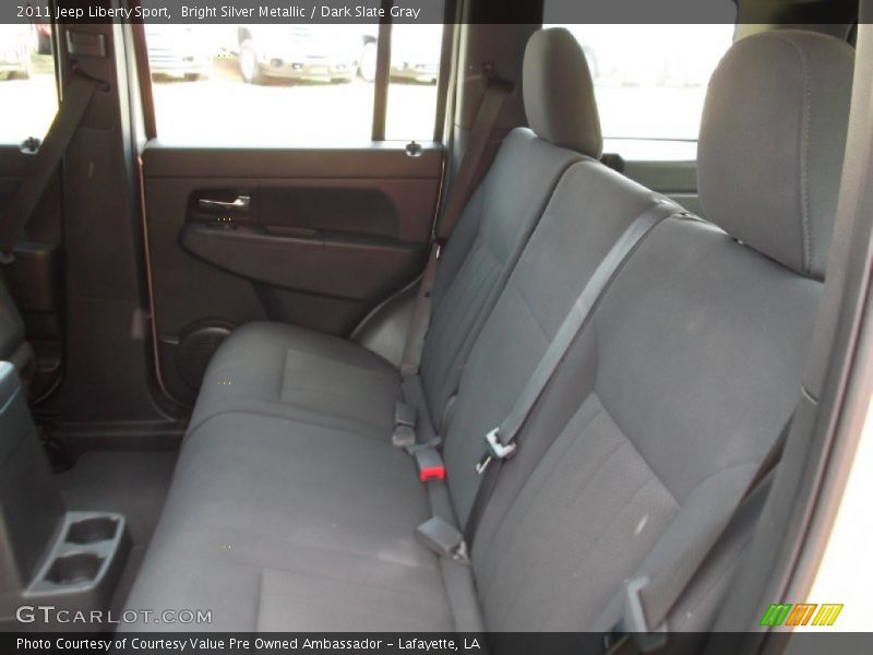 Bright Silver Metallic / Dark Slate Gray 2011 Jeep Liberty Sport