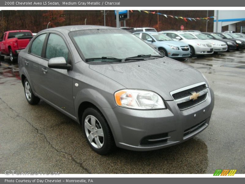 Medium Gray Metallic / Charcoal 2008 Chevrolet Aveo LS Sedan