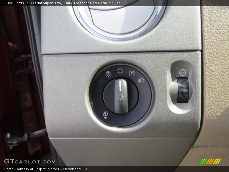 Dark Toreador Red Metallic / Tan 2006 Ford F150 Lariat SuperCrew