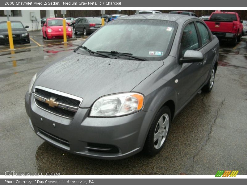 Medium Gray Metallic / Charcoal 2008 Chevrolet Aveo LS Sedan