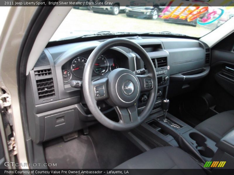 Bright Silver Metallic / Dark Slate Gray 2011 Jeep Liberty Sport
