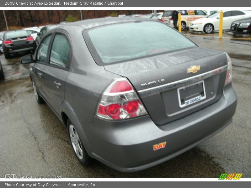 Medium Gray Metallic / Charcoal 2008 Chevrolet Aveo LS Sedan