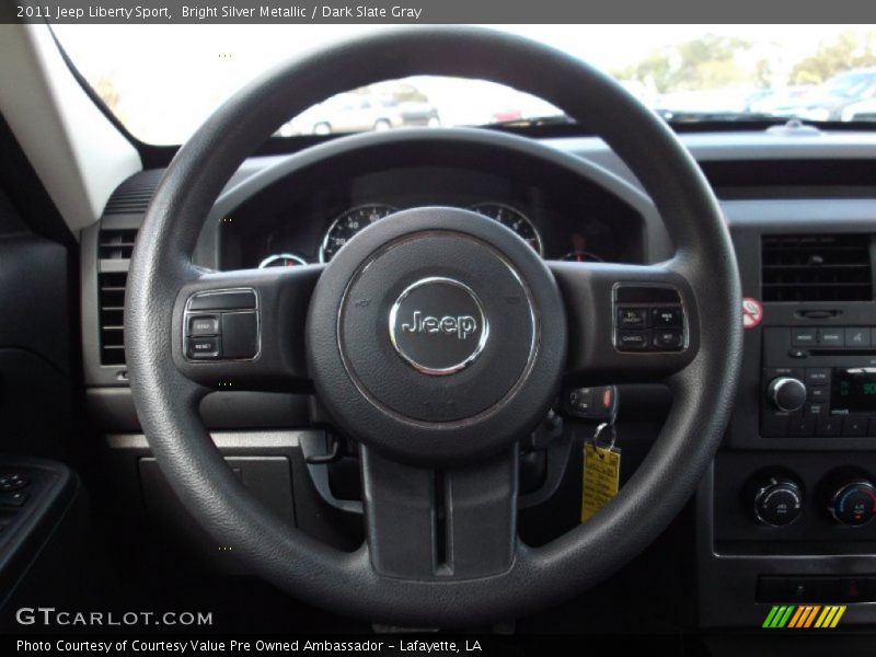 Bright Silver Metallic / Dark Slate Gray 2011 Jeep Liberty Sport
