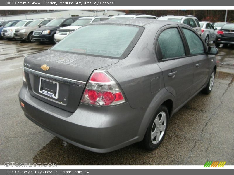 Medium Gray Metallic / Charcoal 2008 Chevrolet Aveo LS Sedan