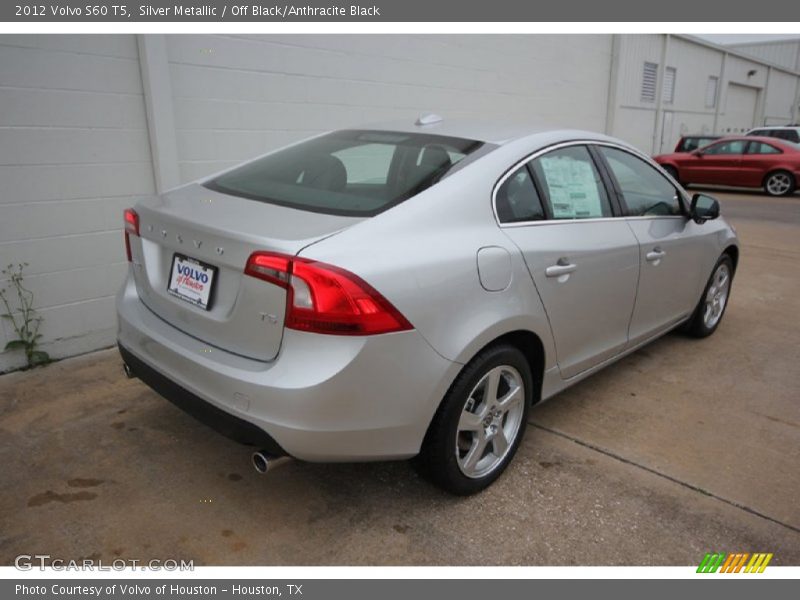 Silver Metallic / Off Black/Anthracite Black 2012 Volvo S60 T5
