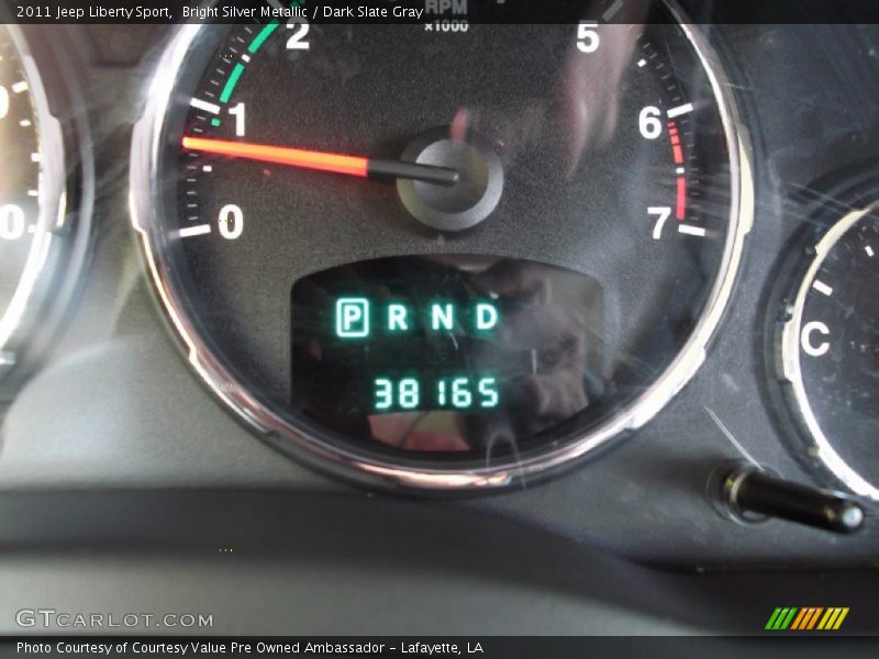 Bright Silver Metallic / Dark Slate Gray 2011 Jeep Liberty Sport