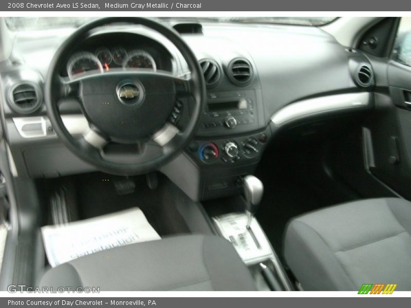 Medium Gray Metallic / Charcoal 2008 Chevrolet Aveo LS Sedan