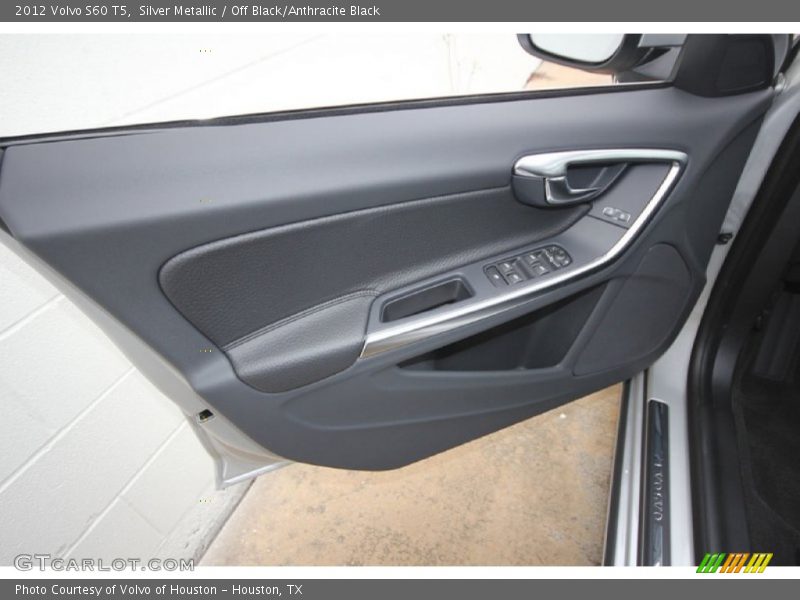 Silver Metallic / Off Black/Anthracite Black 2012 Volvo S60 T5