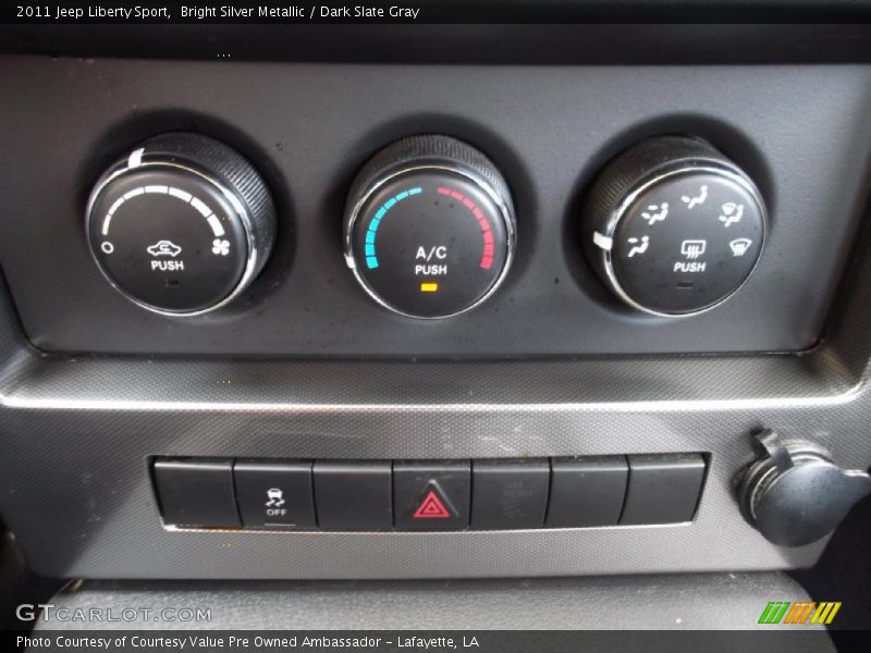 Bright Silver Metallic / Dark Slate Gray 2011 Jeep Liberty Sport