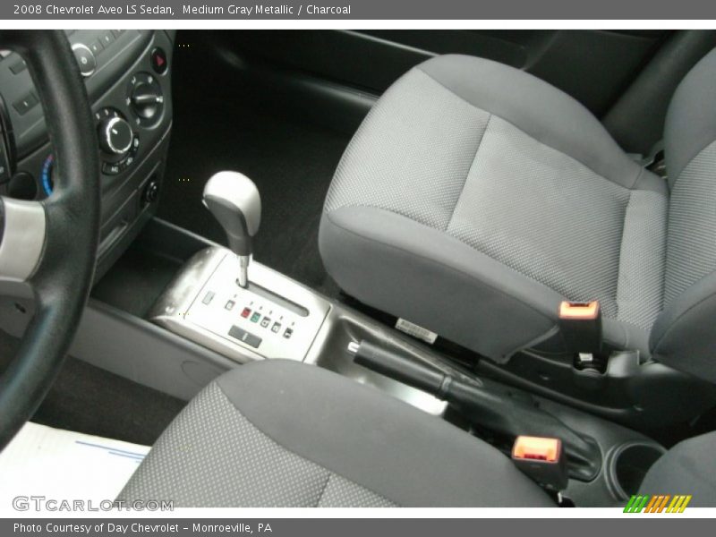 Medium Gray Metallic / Charcoal 2008 Chevrolet Aveo LS Sedan