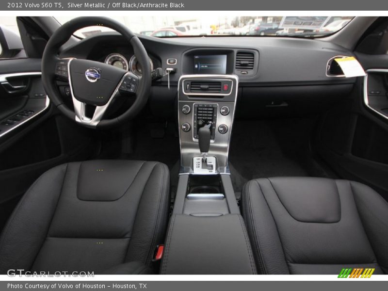 Silver Metallic / Off Black/Anthracite Black 2012 Volvo S60 T5