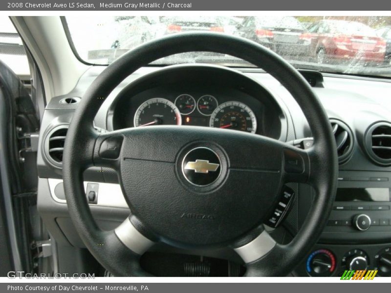 Medium Gray Metallic / Charcoal 2008 Chevrolet Aveo LS Sedan