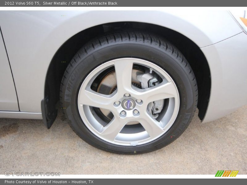 Silver Metallic / Off Black/Anthracite Black 2012 Volvo S60 T5