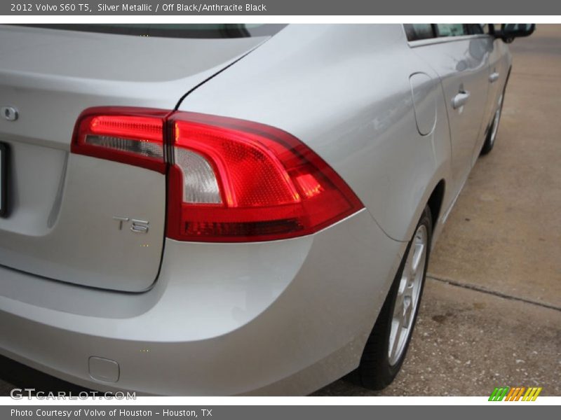 Silver Metallic / Off Black/Anthracite Black 2012 Volvo S60 T5