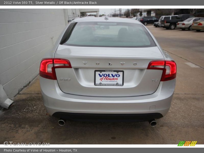 Silver Metallic / Off Black/Anthracite Black 2012 Volvo S60 T5