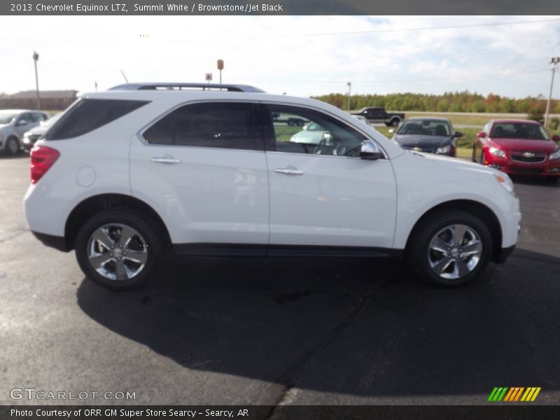 Summit White / Brownstone/Jet Black 2013 Chevrolet Equinox LTZ