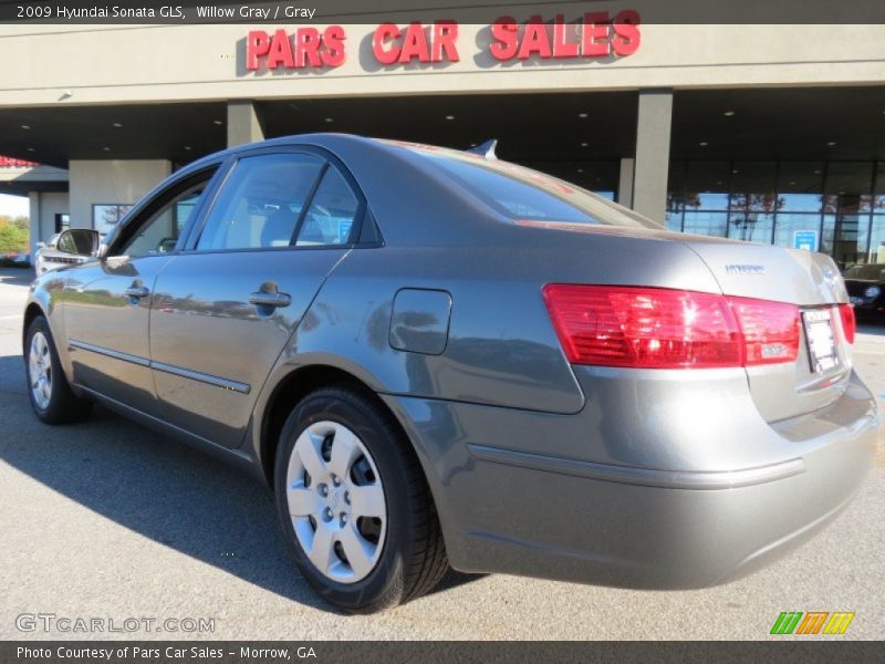Willow Gray / Gray 2009 Hyundai Sonata GLS