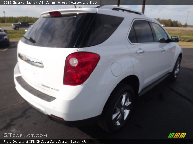 Summit White / Brownstone/Jet Black 2013 Chevrolet Equinox LTZ
