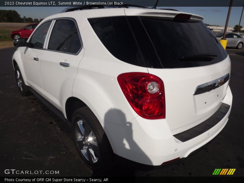 Summit White / Brownstone/Jet Black 2013 Chevrolet Equinox LTZ