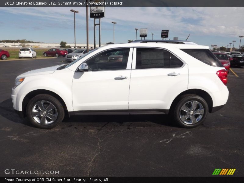 Summit White / Brownstone/Jet Black 2013 Chevrolet Equinox LTZ