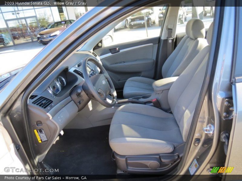 Front Seat of 2009 Sonata GLS