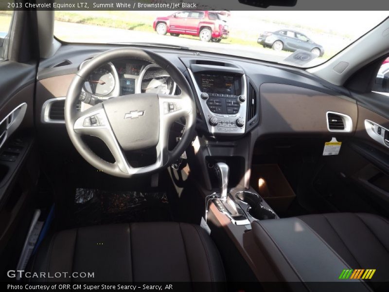 Summit White / Brownstone/Jet Black 2013 Chevrolet Equinox LTZ