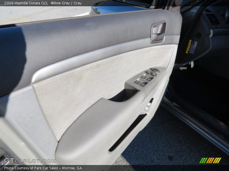 Willow Gray / Gray 2009 Hyundai Sonata GLS