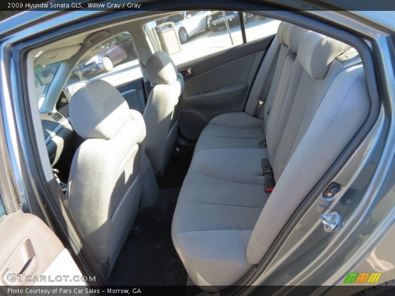 Rear Seat of 2009 Sonata GLS