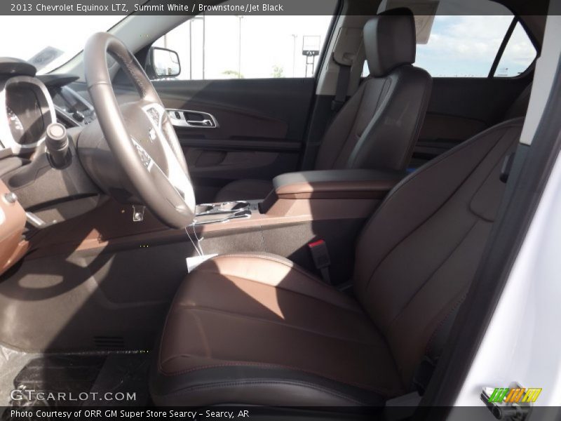 Summit White / Brownstone/Jet Black 2013 Chevrolet Equinox LTZ