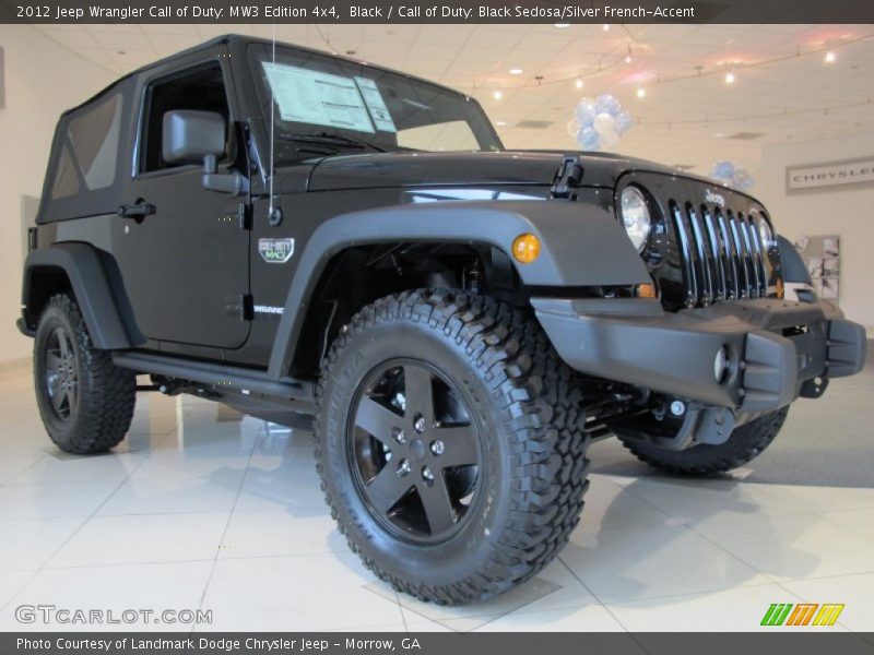 Front 3/4 View of 2012 Wrangler Call of Duty: MW3 Edition 4x4