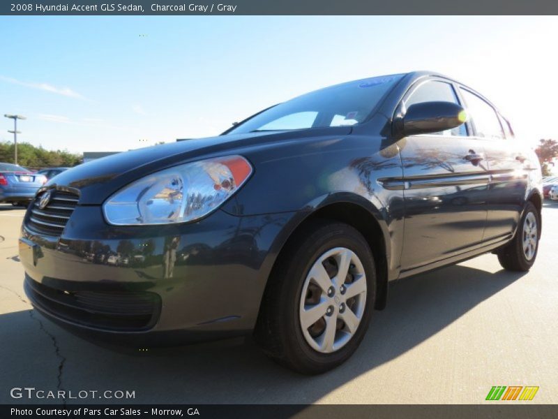 Charcoal Gray / Gray 2008 Hyundai Accent GLS Sedan