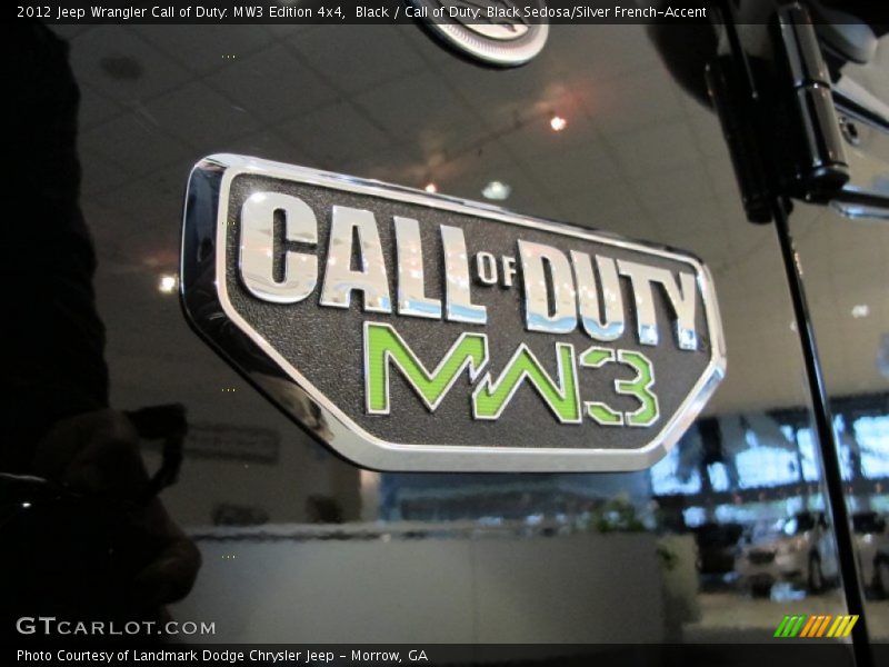 Call of Duty Badge - 2012 Jeep Wrangler Call of Duty: MW3 Edition 4x4