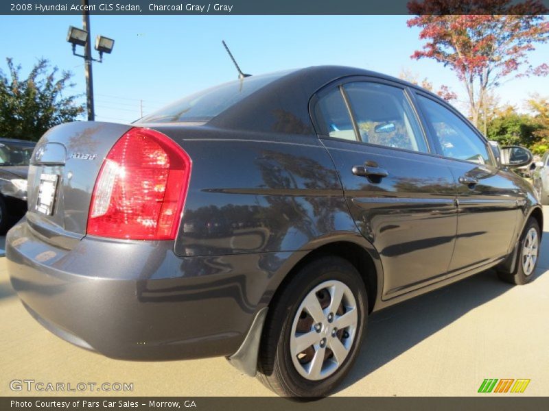 Charcoal Gray / Gray 2008 Hyundai Accent GLS Sedan