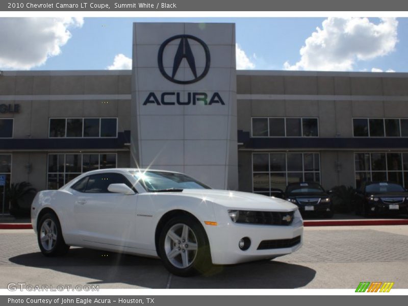 Summit White / Black 2010 Chevrolet Camaro LT Coupe