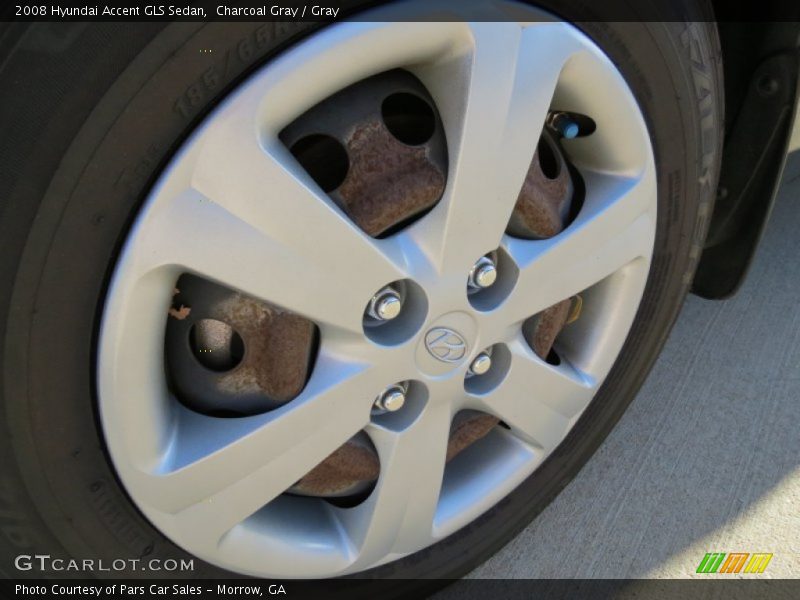 Charcoal Gray / Gray 2008 Hyundai Accent GLS Sedan