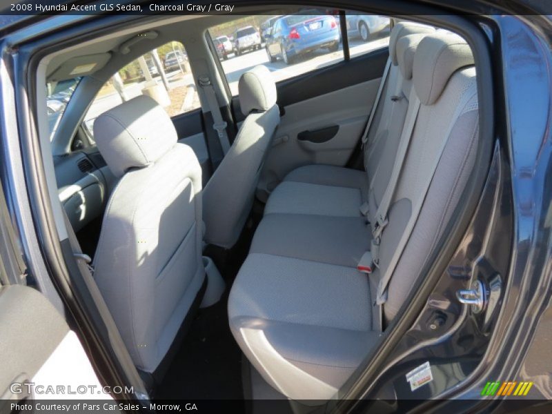 Charcoal Gray / Gray 2008 Hyundai Accent GLS Sedan