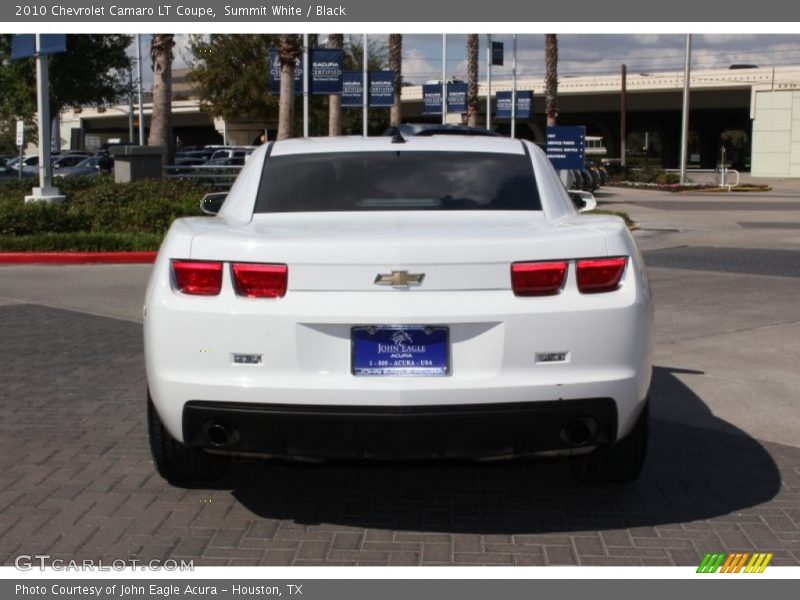 Summit White / Black 2010 Chevrolet Camaro LT Coupe