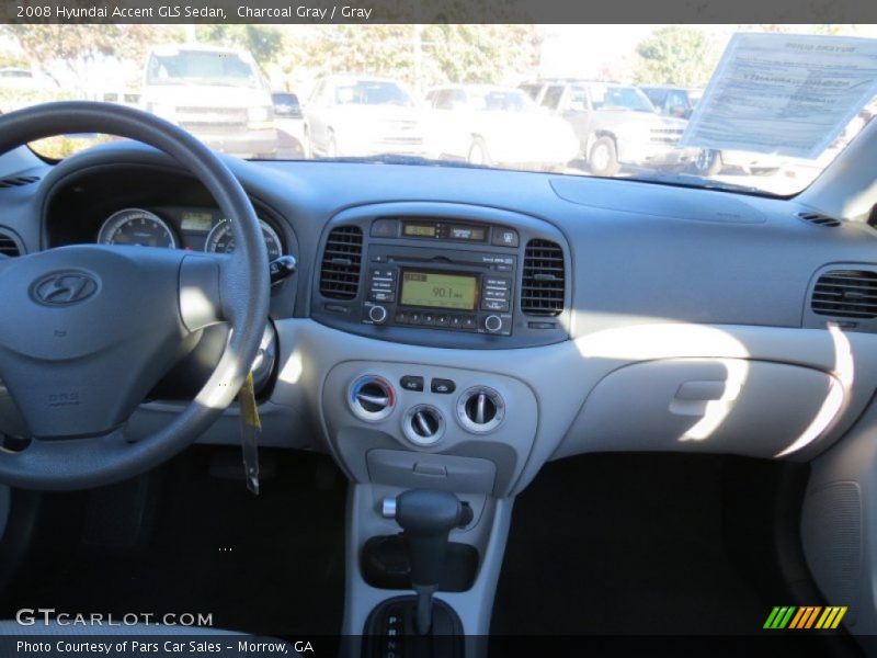 Charcoal Gray / Gray 2008 Hyundai Accent GLS Sedan