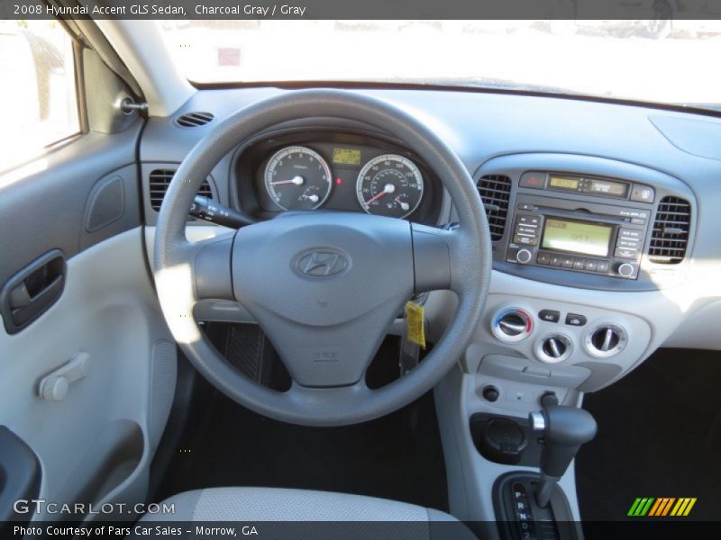 Charcoal Gray / Gray 2008 Hyundai Accent GLS Sedan