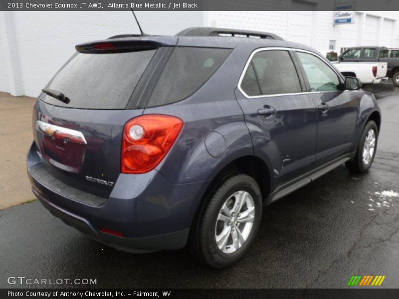 Atlantis Blue Metallic / Jet Black 2013 Chevrolet Equinox LT AWD