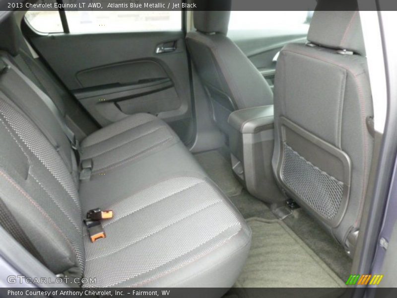 Atlantis Blue Metallic / Jet Black 2013 Chevrolet Equinox LT AWD