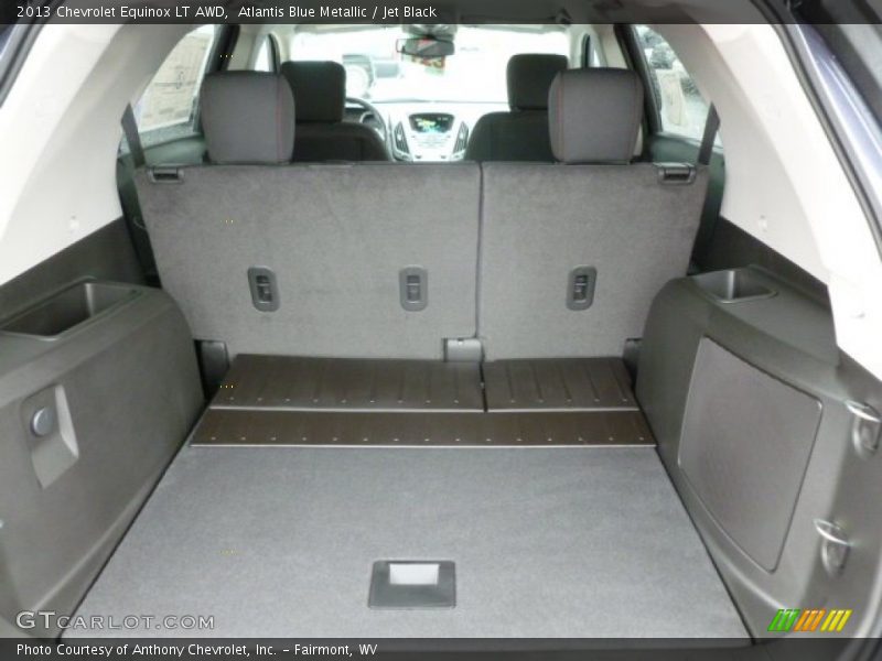Atlantis Blue Metallic / Jet Black 2013 Chevrolet Equinox LT AWD