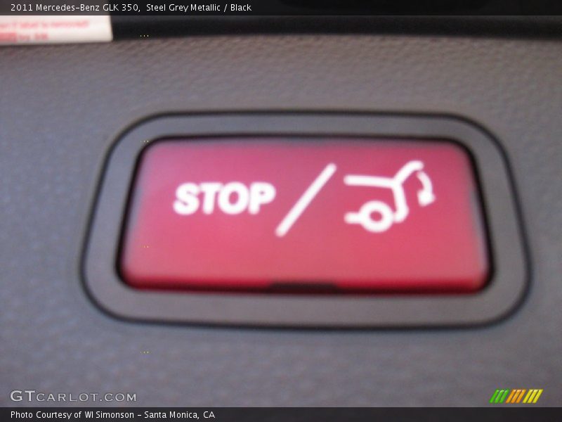 Steel Grey Metallic / Black 2011 Mercedes-Benz GLK 350