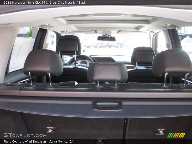 Steel Grey Metallic / Black 2011 Mercedes-Benz GLK 350