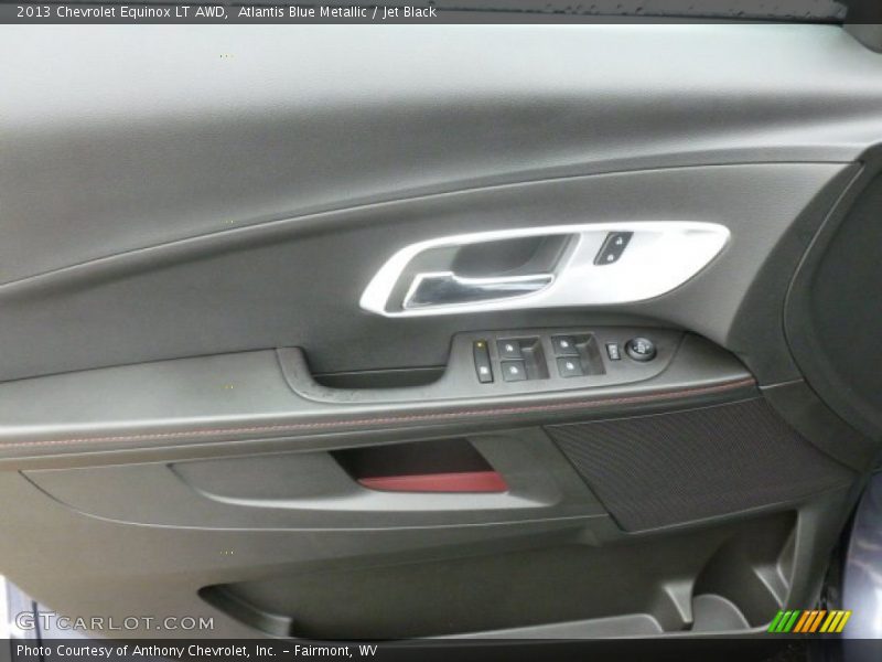 Atlantis Blue Metallic / Jet Black 2013 Chevrolet Equinox LT AWD