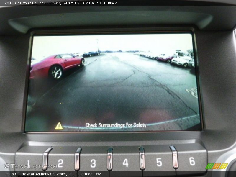 Atlantis Blue Metallic / Jet Black 2013 Chevrolet Equinox LT AWD